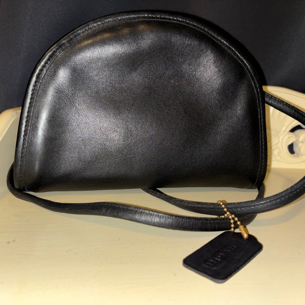 Vintage Coach Black Kimball USA 9911 Gold Hardware with hangtag